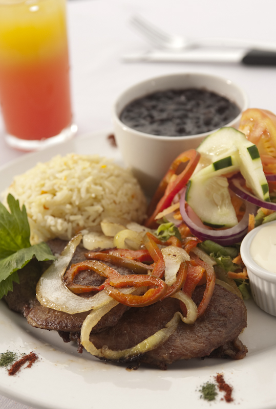 A great lunch at the Crazy Monkey Bar in Tamarindo Costa Rica.